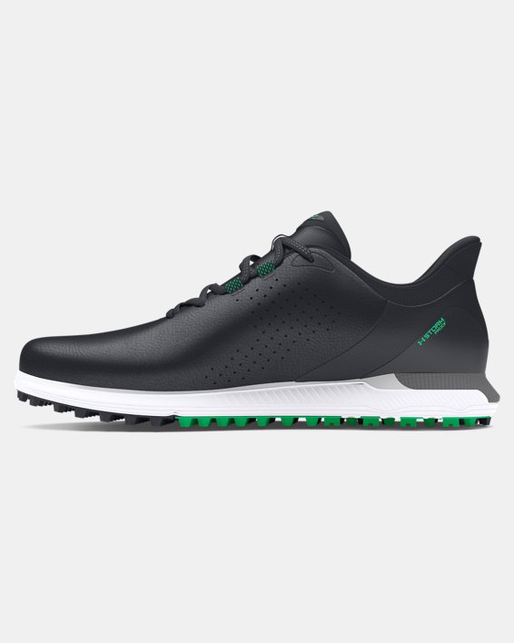 Men's UA Drive Fade Spikeless Golf Shoes in Black image number 1